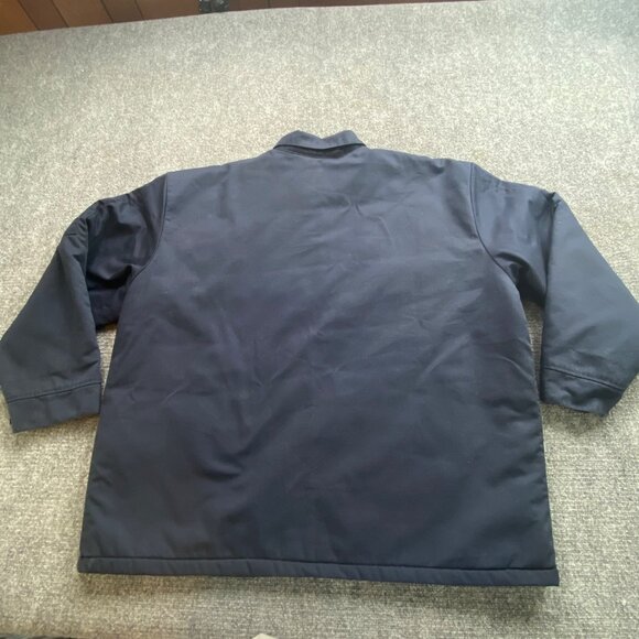 VTG Cintas Work Jacket Mens 2XL‎ Navy Mickey American Truetzschler Patch Quilted - Picture 10 of 14